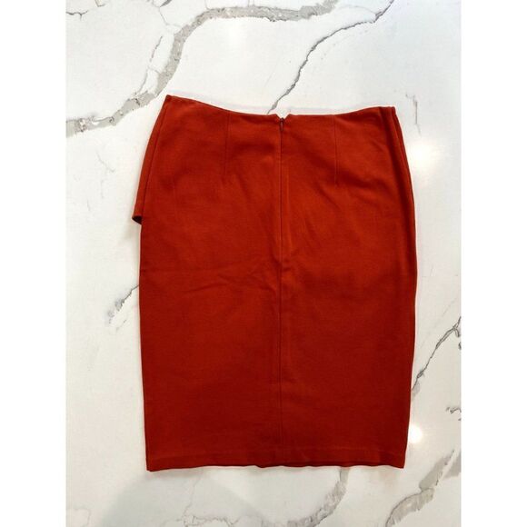 Cabi #3099 Tiered Overlay Pencil Skirt in Turmeric Size 6 - Picture 3 of 5